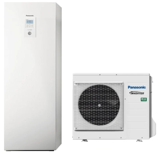 Pompa ciepła Panasonic Aquarea High Performance All in One Generacja H 9 kW - jednofazowa, 2-strefowa