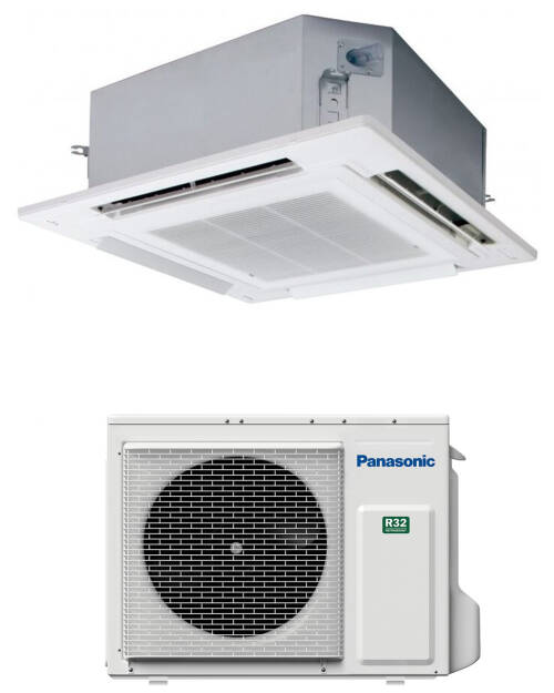 Klimatyzator kasetonowy 4-kierunkowy 90x90 PACi NX - PU3 Standard 7,1 kW